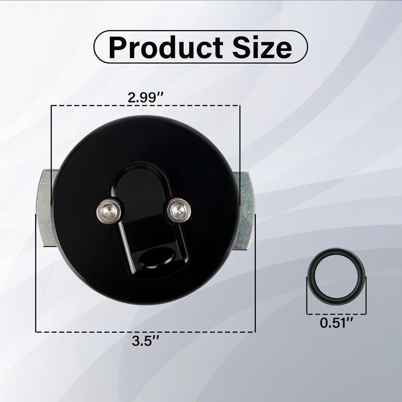 NIULPFZTK F4TZ-6753-A Dipstick Adapter Repair Kit for Ford 7.3L Powerstroke F250 F350 F450 F550 1994-2003 Excursion 2000-2003 Van E250 E350 1995-2003 Replace Diesel Dipstick - Image 5